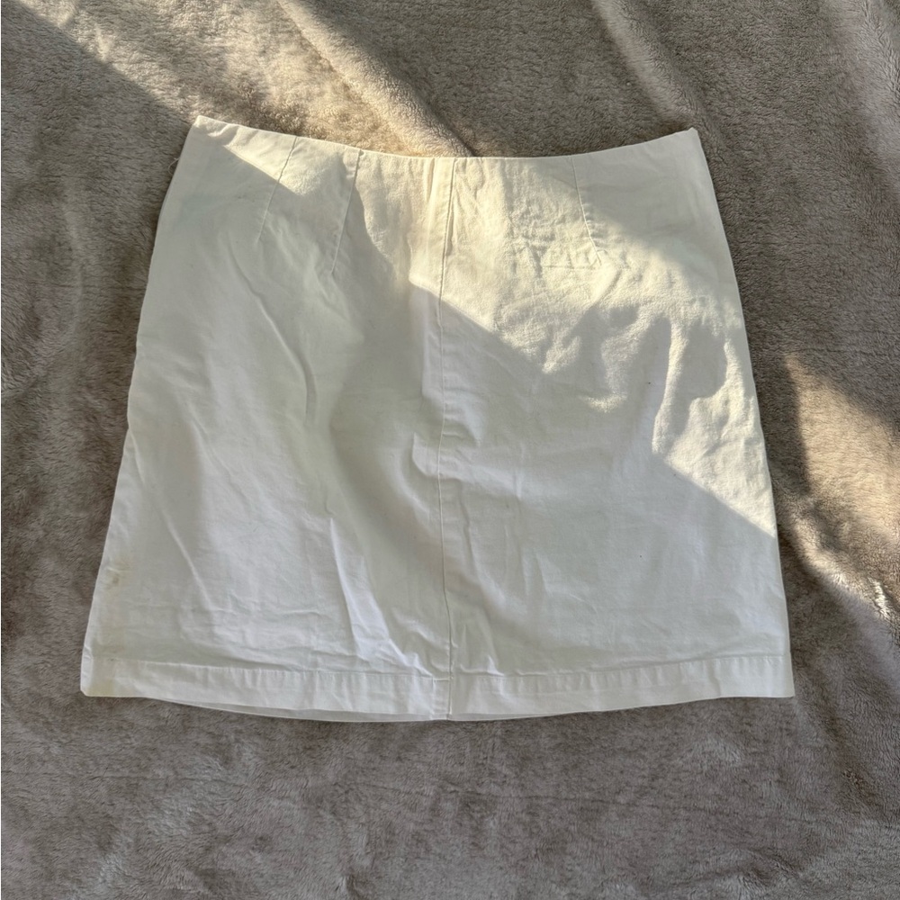 Gap Chino White Mini Skirt